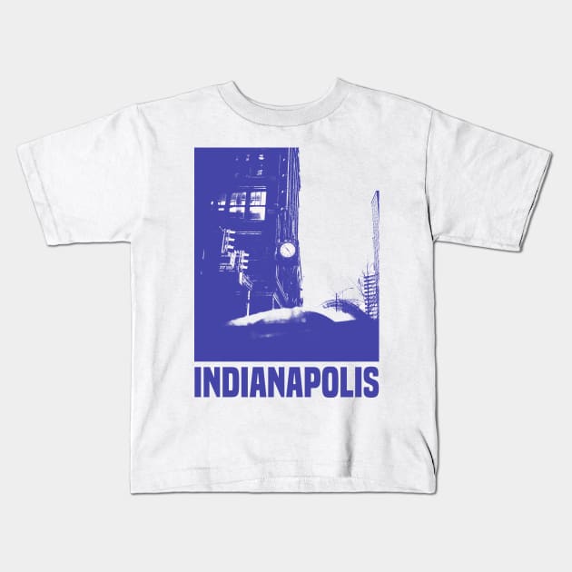 Indianapolis Kids T-Shirt by Den Vector